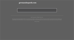 Desktop Screenshot of germanshepards.com