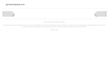 Tablet Screenshot of germanshepards.com